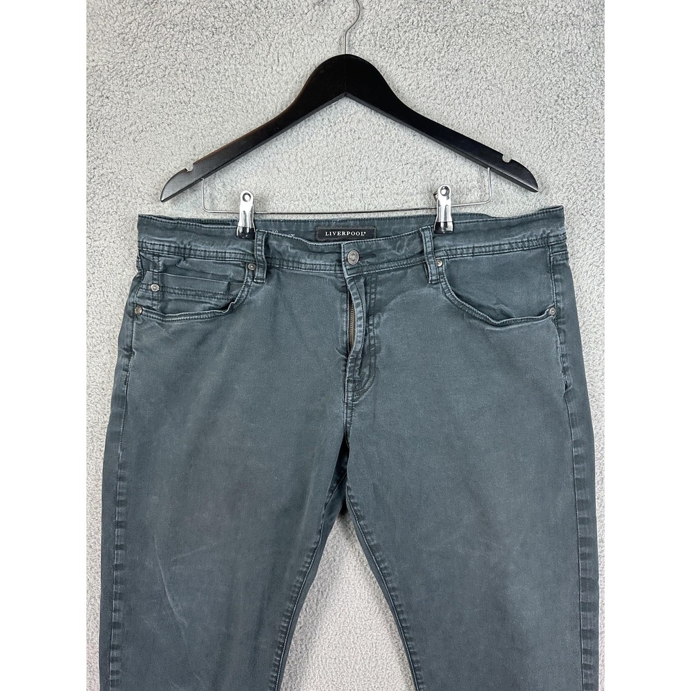 Liverpool Jeans Mens 38 Midnight Pine Slim Fit Casual Denim Pants LGR301DG30 Men